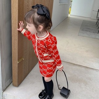 [ Xả kho ] Sét đồ len tiểu thư bé gái từ 1 - 8 tuổi phong cách hàn quốc