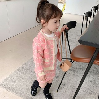 [ Xả kho ] Sét đồ len tiểu thư bé gái từ 1 - 8 tuổi phong cách hàn quốc