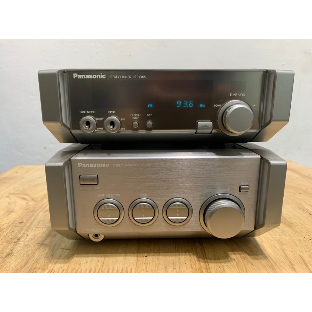 オーディオ Panasonic ST-HD55 （MD/CDコンポ [Panasonic ST-HD
