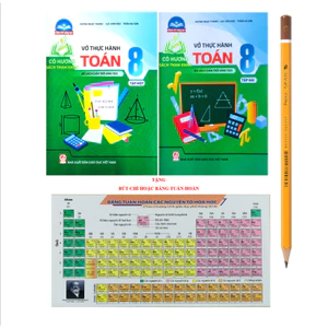 Sách - Combo Vở thực hành Toán 8 - tập 1 + 2 (Bộ sách Chân trời sáng tạo) - ĐN