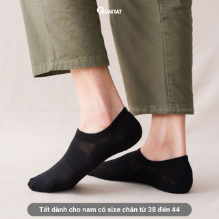 Combo 7 đôi tất lười nam chống tuột gót GOMAT, chất liệu cotton êm mềm mịn mát, cực êm chân - HAI-MIA-1401-CB7