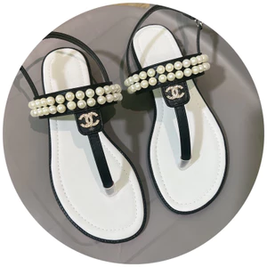 Dép bệt mũi tròn kiểu xỏ ngón gắn khoá X có Bigsize 35- 43