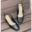 Giày cao gót 3 phân đế vuông kiểu dáng slingback chất liệu da lì êm mềm Annmodels -Min1004