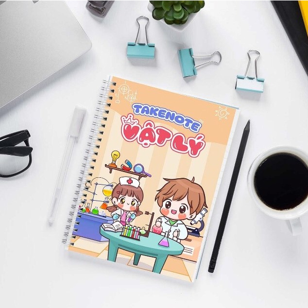 Sổ tay Takenote Lý - Hóa - Sinh THCS tổng hợp kiến thức cấp 2