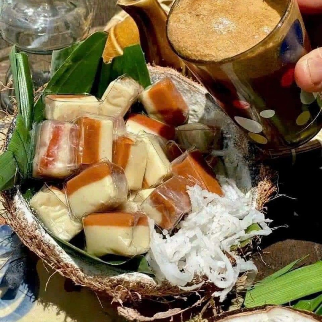 Kẹo dừa sáp cà phê muối Bến Tre 1kg