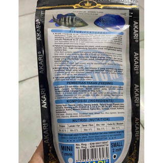 Cám AKARI BLUE Chuyên dụng Andrao và Tiểu Hoàng Đế  Blucho lóc lạnh Hỗ Trợ Sắc Tố Xanh Thức Ăn Cá Lóc | Cám Cá Lóc