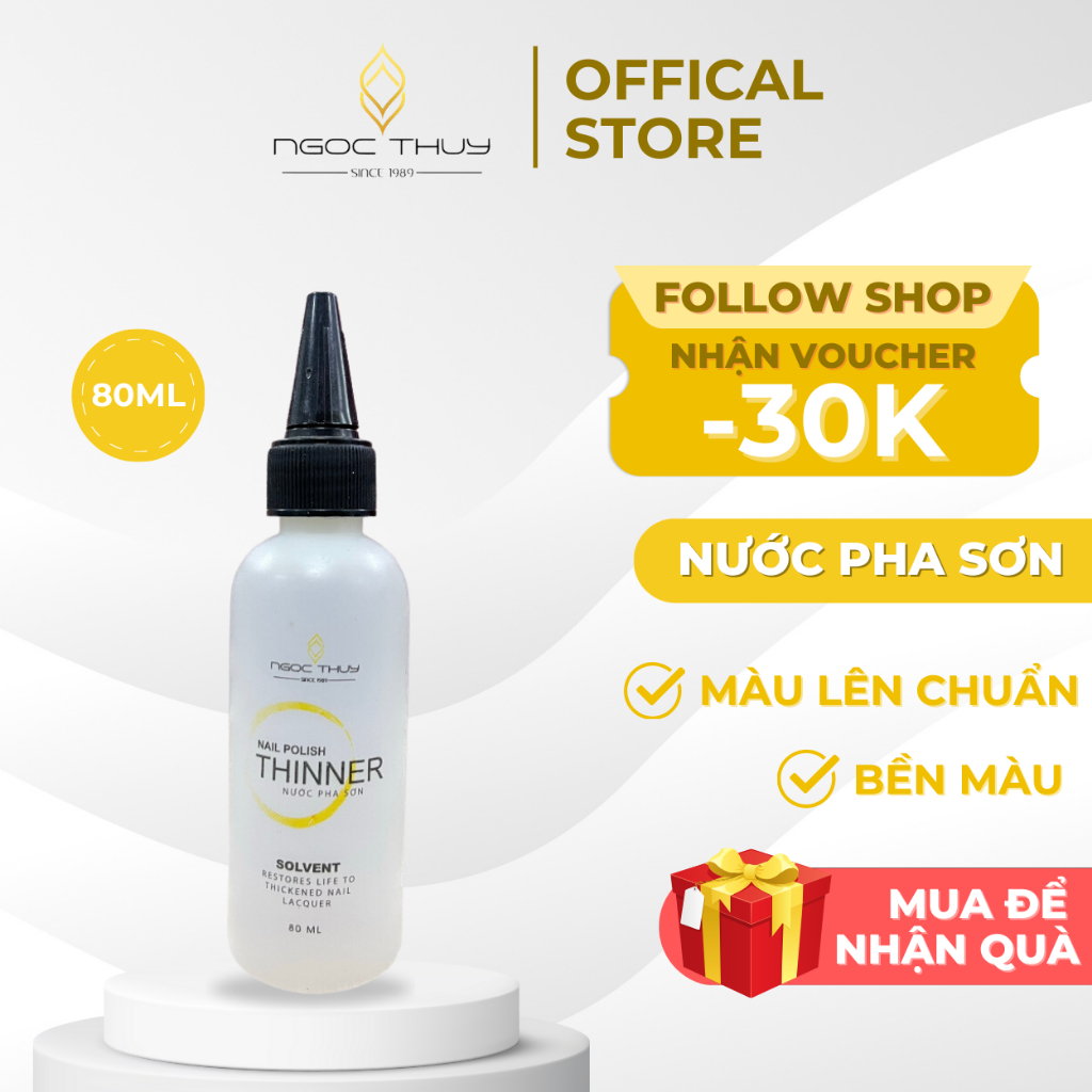 Nước pha Sơn Thường - Gel lạnh cao cấp 80ml Ngọc Thuỷ Nails chính hàng