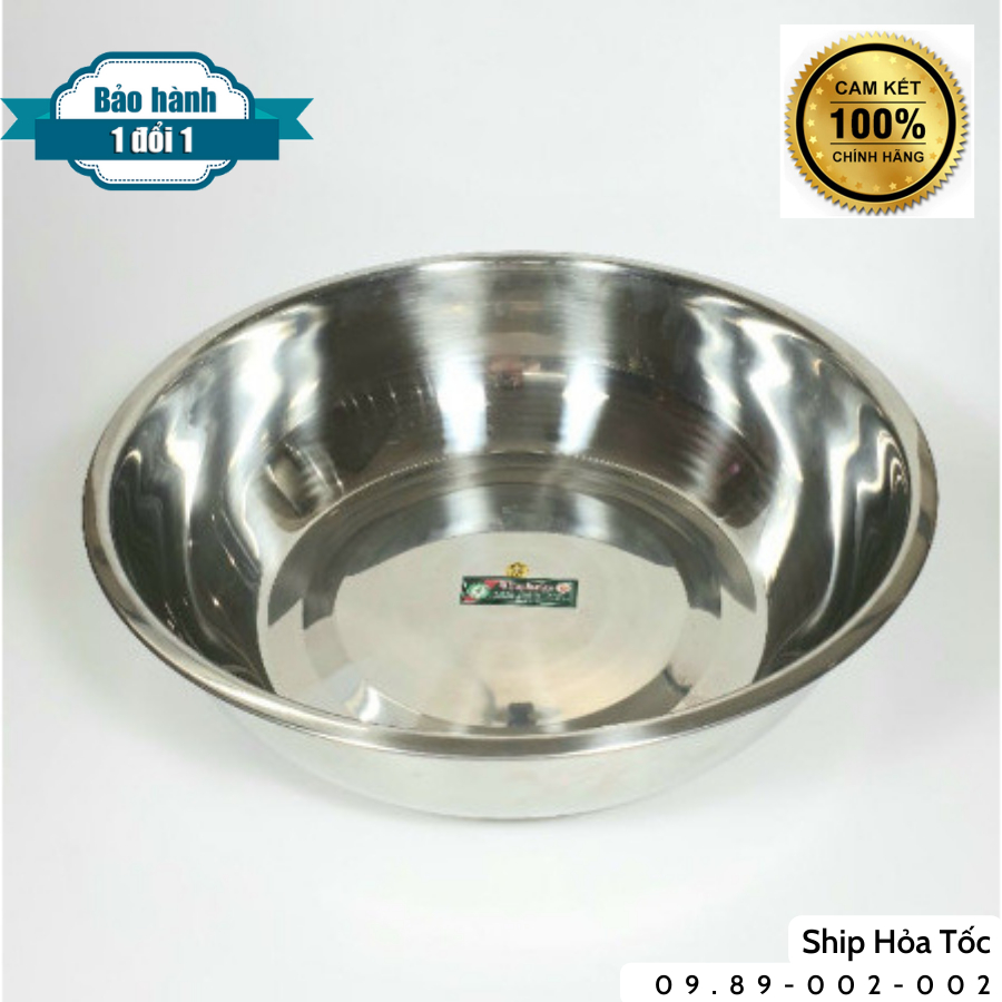 [Size 16-36cm] Chậu Inox, Thau Inox Bền Đẹp, Cao Cấp Đủ Size Từ 16cm ...