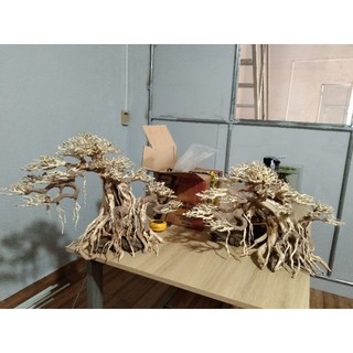 Gỗ lũa bonsai làm bằng gỗ lũa tự nhiên ,tán xương Dành cho bể cá thủy sinh.