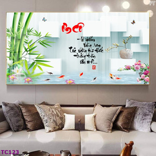 Tranh Chữ Thư Pháp Công Ơn Thầy Cô - Tranh Laminate Tráng Gương Treo Tường 20/11 (50x100cm)