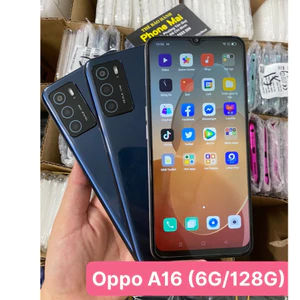 điện thoại giá rẻ OPPO A16 2Sim Ram 6G/128G Android 11- Màn hình: IPS LCD6.52"HD+, Camera siêu nét, zin đẹp