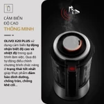 Máy Làm Sữa Hạt OLIVO X20 PLUS, Tạm Dừng Khi Nấu, Công Suất Cực Lớn 1800W, Dung Tích 1,75L, Bảo Hành Chính Hãng 2 Năm — ảnh 8