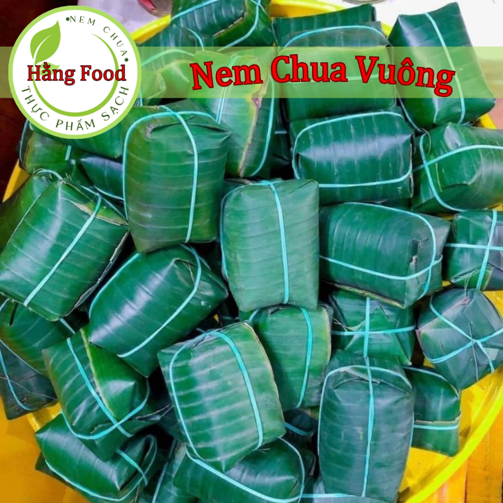 Nem Chua Vuông Thanh Hóa - Gói 30 cái - Hằng Food | Shopee Việt Nam