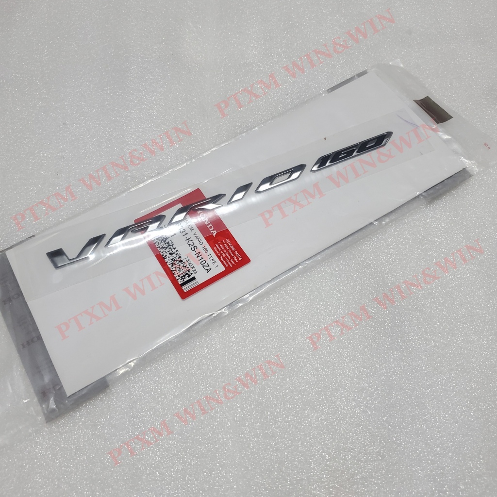 Tem chữ nổi Vario 160 zin Honda Indonesia - 86831-K2S-N10ZA | Shopee ...