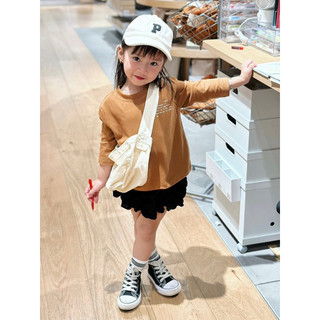 Áo thun dài tay cotton cho bé trai bé gái Batala Kids, áo phông cotton AOCHUMOI co giãn 4 chiều dáng rộng Hàn Quốc
