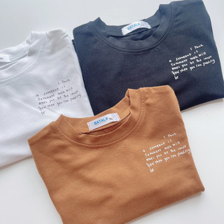 Áo thun dài tay cotton cho bé trai bé gái Batala Kids, áo phông cotton AOCHUMOI co giãn 4 chiều dáng rộng Hàn Quốc