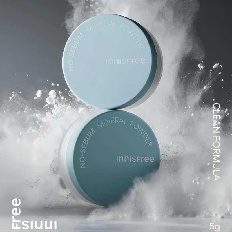 💎(Mẫu mới)Phấn phủ kiềm dầu No-sebum Mineral Powder Innisfree 5g | Shopee  Việt Nam