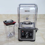 Máy Xay Sinh Tố Công Nghiệp NIKITO 5500W Hộp Chống ồn Cao Cấp Bản Pro Hẹn giờ, BH 3 Năm. Xay Đá,Rau Má,Sinh Tố Đá Xay — ảnh 3