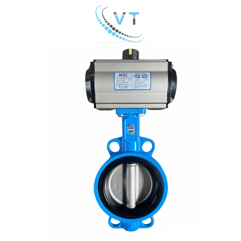 Van bướm EPDM điều khiển khí nén Double Acting