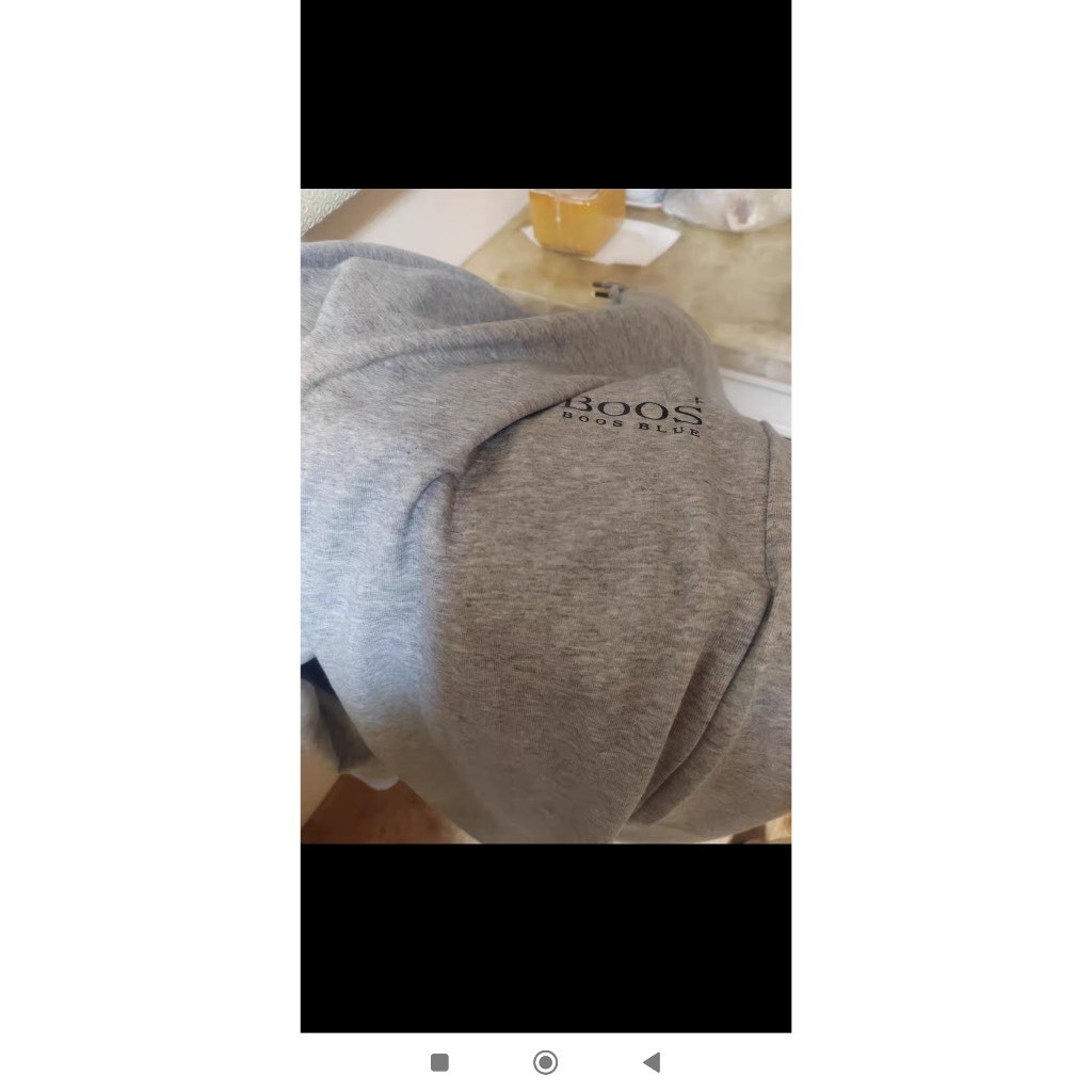 Bộ Nỉ Thể Thao Hoodie Phối Hoạ Tiết Boos Sành Điệu, Chất Liệu Cotton Ngoại Mềm Mịn Thấm Hút Mồ Hôi Cực Tốt