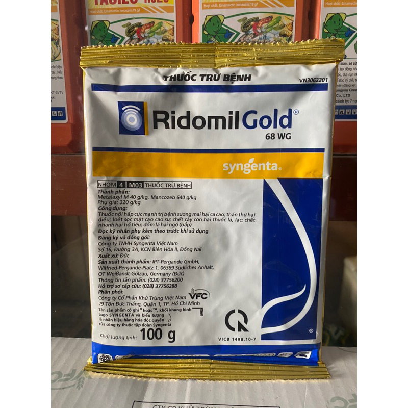 RIDOMIL GOLD 68WG ( Chính hãng Syngenta ) gói 100gr | Shopee Việt Nam