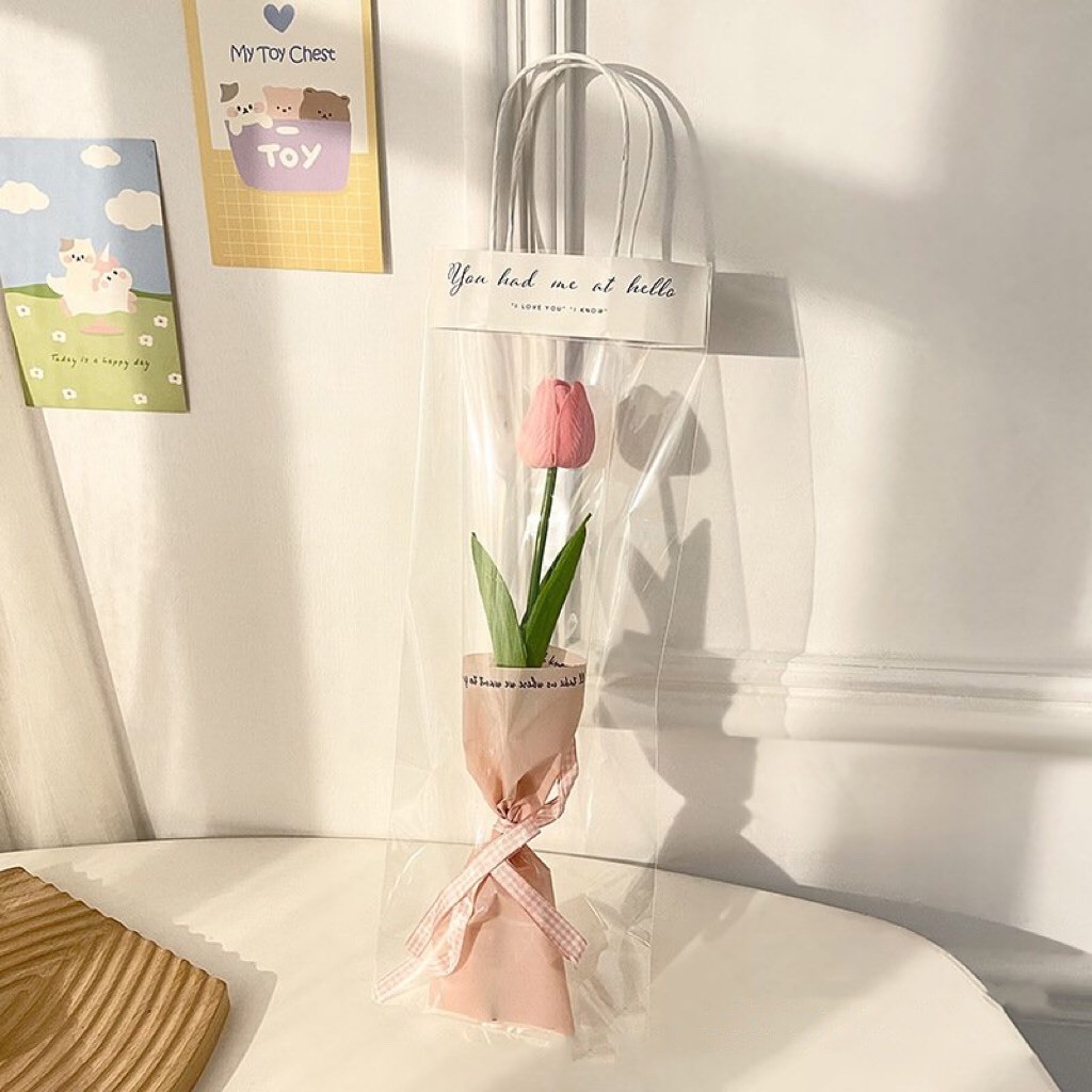 Hoa Sáp Giả Tulip Thơm Có Đèn Cao Cấp Hoa Trang Trí Sự Kiện Decor Làm Quà Tặng