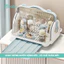 Khay, Giá úp bình sữa 9BABY có nắp đậy vệ sinh cho mẹ và bé màu xanh