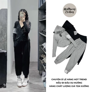 Set thome soooc tay 💥 HÀNG LOẠI 1 💥 Bộ nữ size S M chất tăm rib quangzhou mẫu SETTHOMEKHUYCUC. P346