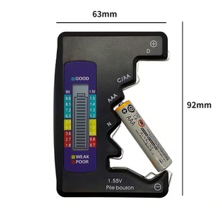 Thiết Bị Kiểm Tra Dung Lượng Pin C/D/N/AA/AAA/9V 6F22 Pin /1.55V