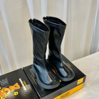 Giày Boot Da Trơn Mềm Mại Dáng Cao Cổ Sang Chảnh  Phong Cách Hàn Quốc Cho Bé Gái  (BOT01)