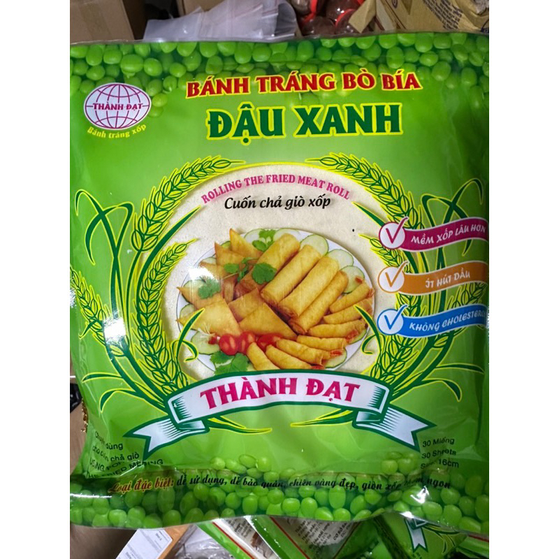 Bánh tráng bò bía đậu xanh - Bánh đa nem cuốn chả giò | Shopee Việt Nam