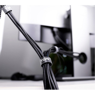 1 Dây Nylong quấn Cáp TOPK chính hãng quấn usb / Cáp sạc Tai Nghe / Cáp sạc Điện Thoại / Cáp Chuột / Cáp HDMI Tiện Lợi