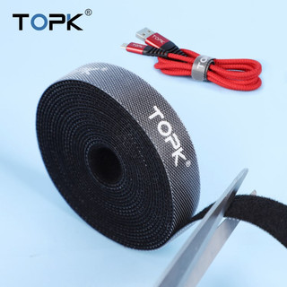 1 Dây Nylong quấn Cáp TOPK chính hãng quấn usb / Cáp sạc Tai Nghe / Cáp sạc Điện Thoại / Cáp Chuột / Cáp HDMI Tiện Lợi