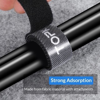 1 Dây Nylong quấn Cáp TOPK chính hãng quấn usb / Cáp sạc Tai Nghe / Cáp sạc Điện Thoại / Cáp Chuột / Cáp HDMI Tiện Lợi