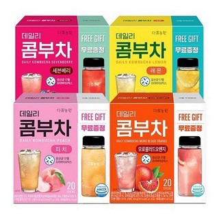 Trà Kombucha Danongwon Hàn Quốc vị trái cây hộp 20 gói