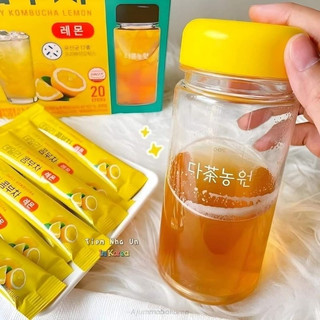 Trà Kombucha Danongwon Hàn Quốc vị trái cây hộp 20 gói