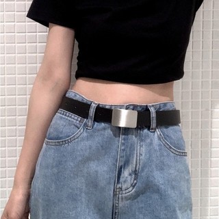 Thắt lưng nam nữ bản nhỏ đơn giản, dây nịt học sinh Broobelt thời trang Hàn Quốc bản 2.8cm TL27