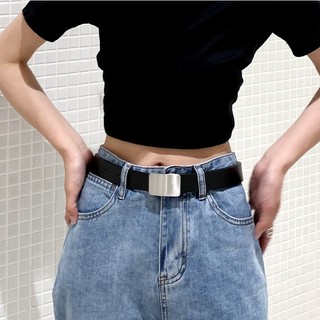 Thắt lưng nam nữ bản nhỏ đơn giản, dây nịt học sinh Broobelt thời trang Hàn Quốc bản 2.8cm TL27