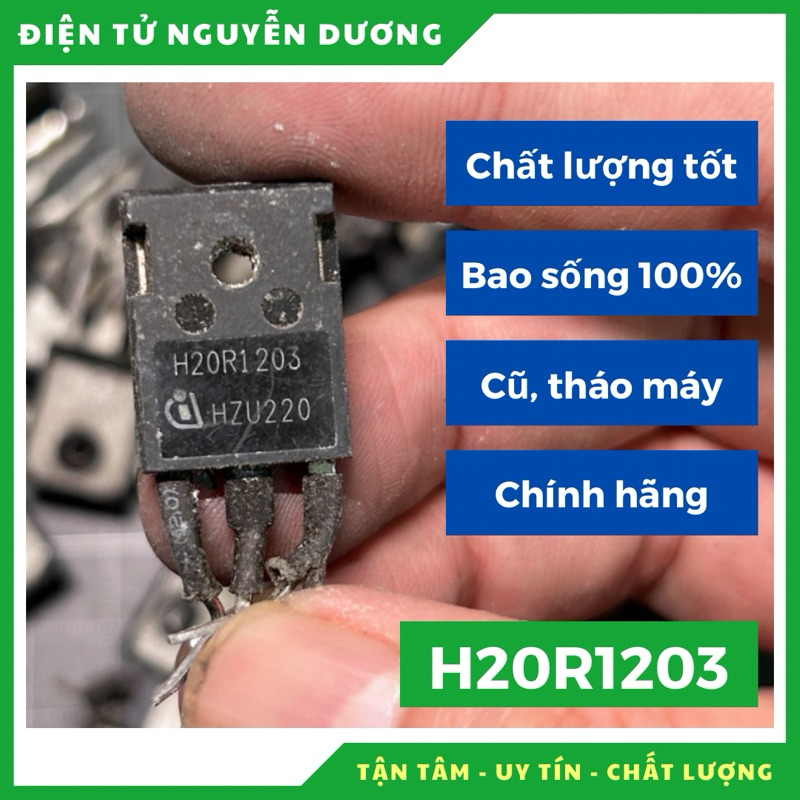 HQL 1200V 20A H20R1203 NPN IGBT TRANSISTOR, 2A at best price in Mumbai