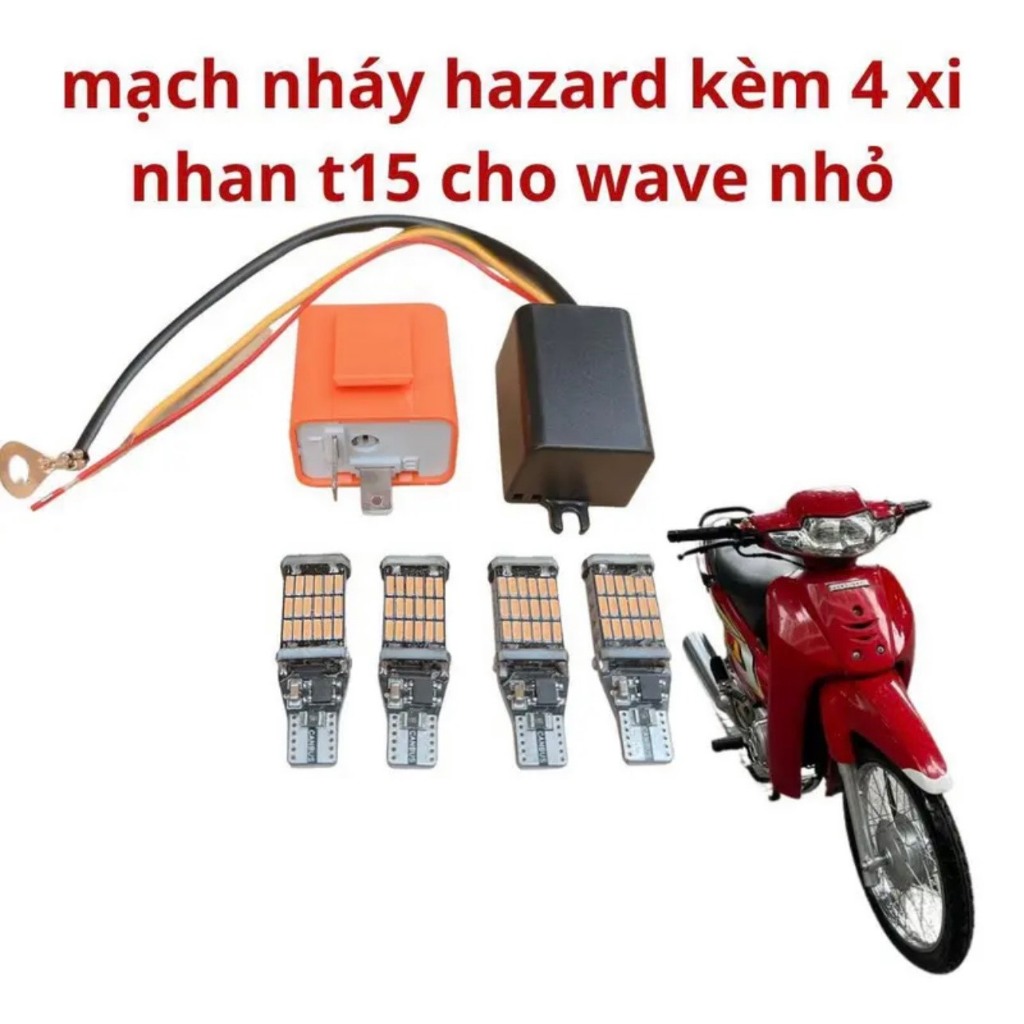 Combo hazard wave nhỏ, wave zx, wave thái kèm cục chớp xi nhan