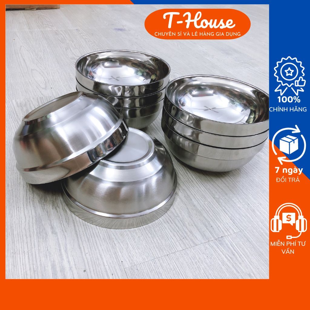 Tô Inox CHERRY 2 Lớp Cách Nhiệt HÀN QUỐC,Chén inox, Bát Inox chống nóng ...