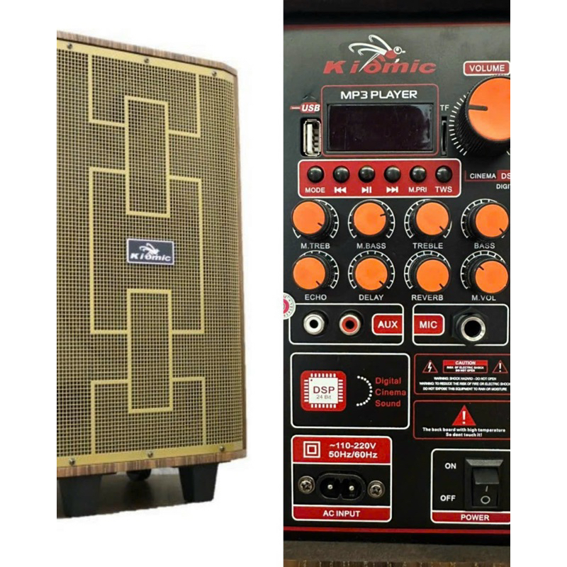 Loa kéo kiomic k89 tặng kèm 2 míc không dây Shopee Việt Nam