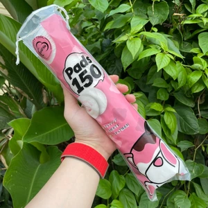 Bông Tẩy Trang Gấu Dâu Lotso 130 Miếng Tiện Lợi