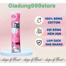 Bông Tẩy Trang Gấu Dâu Lotso 130 Miếng Tiện Lợi