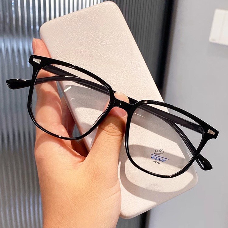 Gọng kính cận mắt kính không độ chống tia bức xạ, ánh sáng xang phong cách Hàn Quốc thời trang nữ nam giá rẻ HANASO 513