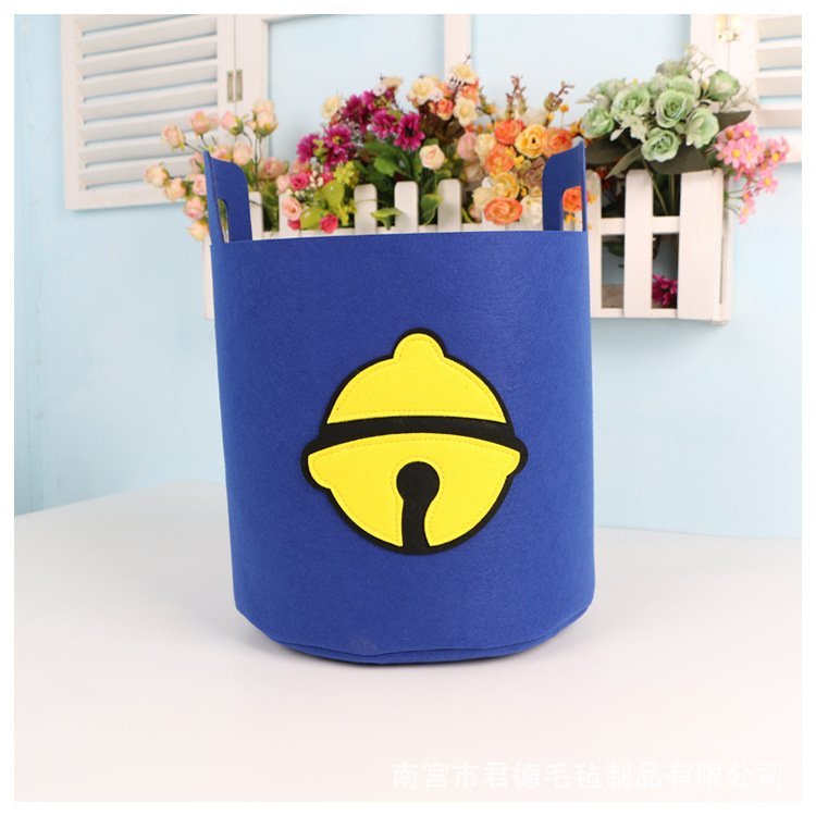 Giỏ đựng quần áo đa năng bằng vải túi đựng chăn màn đa năng có thể gấp gọn trang trí decor dễ thương