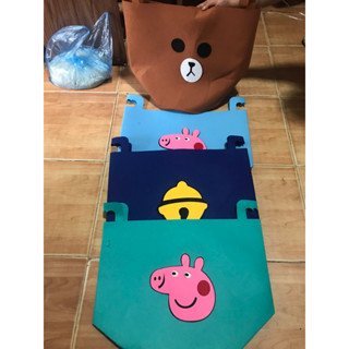 Giỏ đựng quần áo đa năng bằng vải túi đựng chăn màn đa năng có thể gấp gọn trang trí decor dễ thương