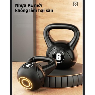 Tạ Bình Vôi,Tạ Ấm 4kg Bê Tông Bọc Nhựa PE Cao Cấp Đại Nam Sport