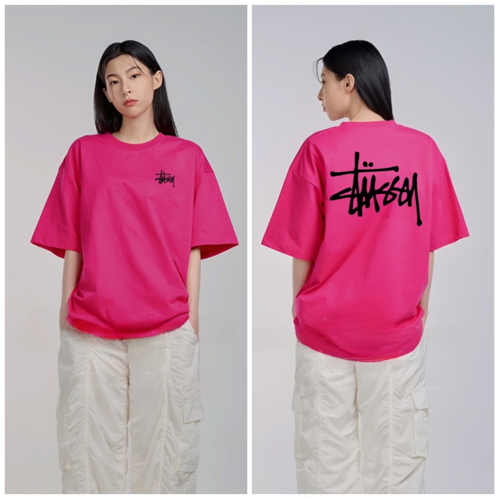 [VẢI 250 GSM] Áo Thun Stuxxy Nhiều Màu Unim Store Vải Cotton Cao Cấp 100% Thấm Hút Mồ Hôi Thoáng Mát