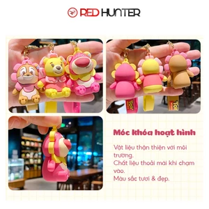 Móc khóa cute hoạt hình dễ thương hình phi hành gia đẹp, cặp đôi gấu bông phụ kiện túi REDHUNTER